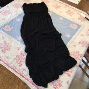Wet Seal Black strapless maxi dress/ cover up